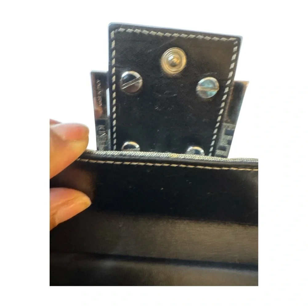 Fendi Black and Brown  Zucca Monogram canvas and leather Wallet - Picture 8 of 10